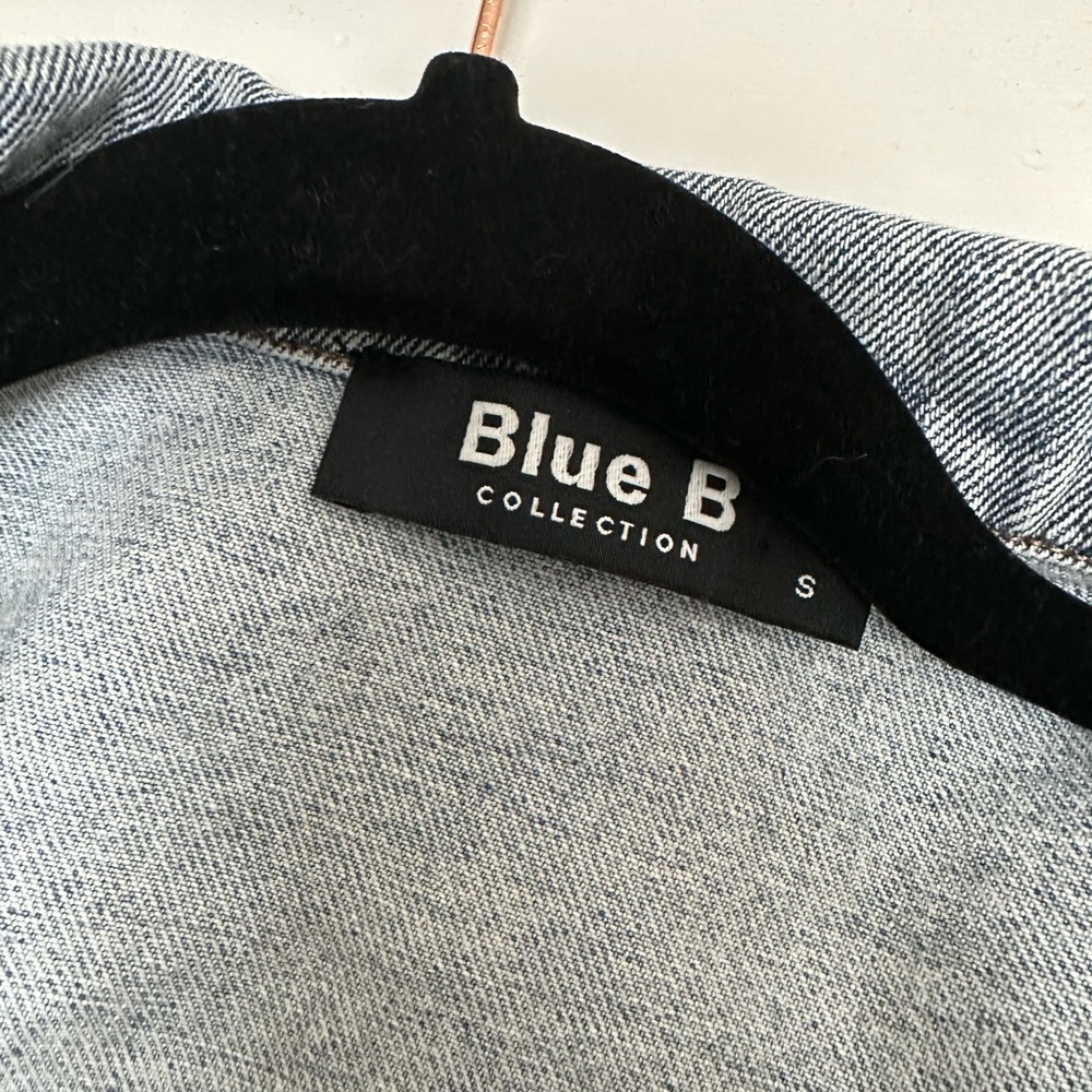 Rhinestone Cropped Jean Jacket - image 3